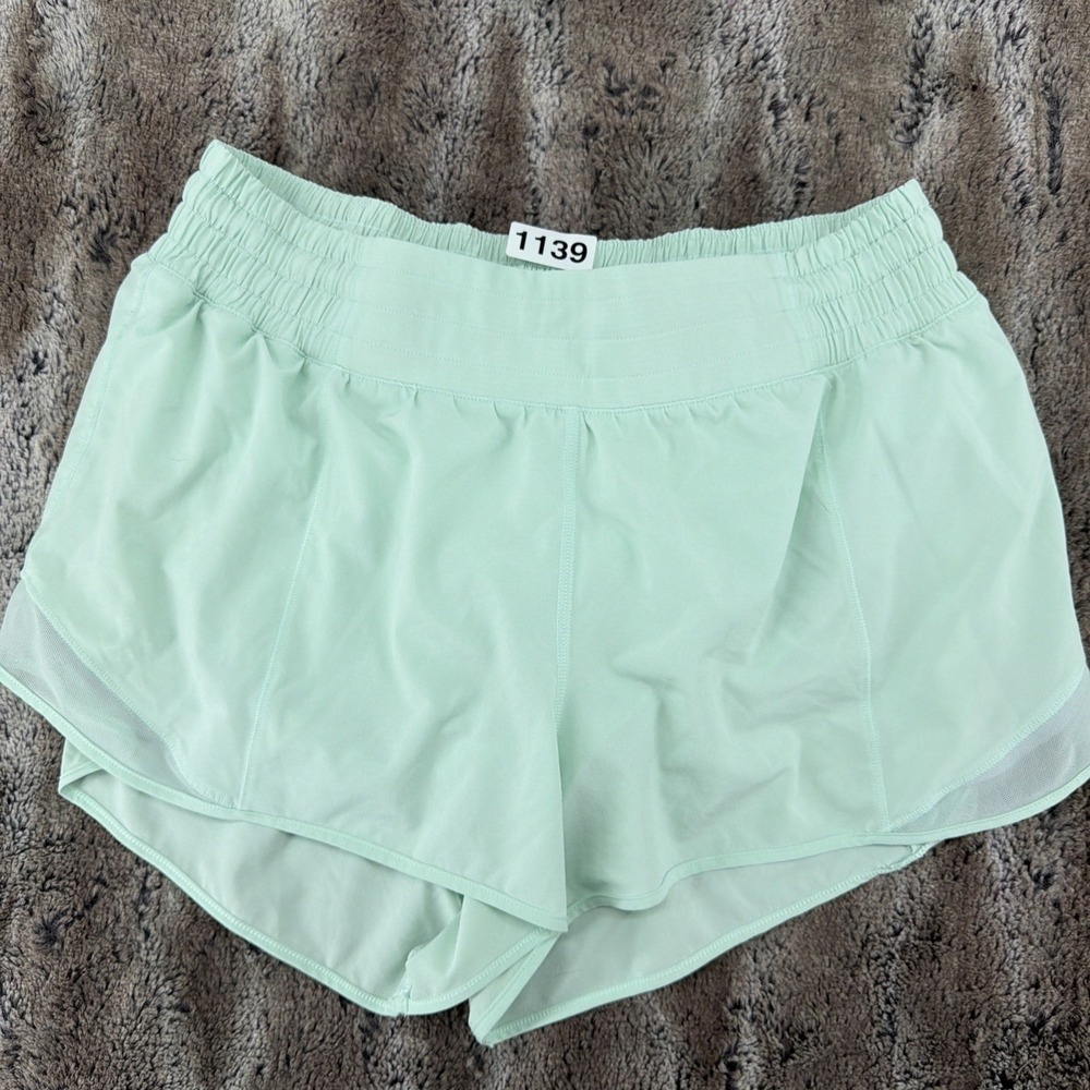 lululemon athletica Mint Green Athletic Shorts